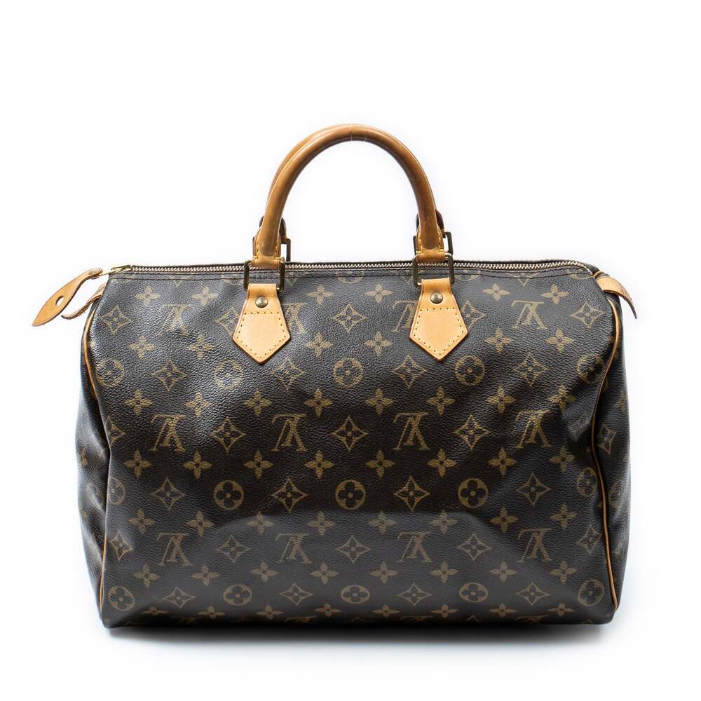 Louis Vuitton Speedy Handbag Canvas 35 #333898L12B